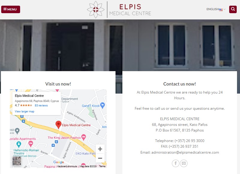 Elpis Medical Centre Contact Info